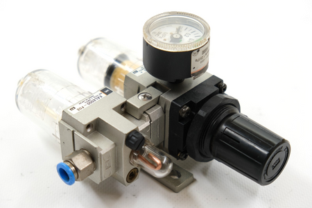 SMC Pneumatics EAW2000-F02 + EAL2000-F02 Filtr-regulator ciśnienia