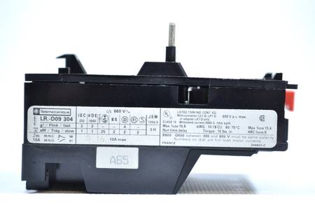 Telemecanique LR1-D09304 65A Overload Relay NEW!