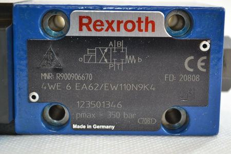 Rexroth 4WE6EA62/EW110N9K4 R900906670 Wege-Schieberventil Wegewentil Hydraulik