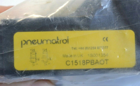 PNEUMATROL C1518PBAOT Pneumatische Ventil Pneumatic Valve NEU! NEW!