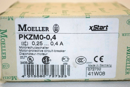 Klöckner Moeller PKZM0-0,4 Motor Protective Circuit Breaker NEW! NEW!