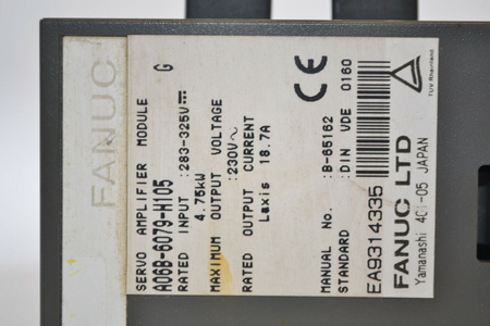 Fanuc A06B-6079-H105 Servo-Verstärker Servo Amplifier Module