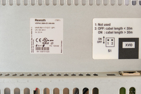 Bosch Rexroth VDP40.3BIN-D1-NN-NN Indracontrol Panel + Control Device + Keyboard