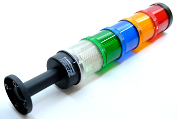 WERMA 64081000 + 64440075 + 64450075 + 64420075 + ... Wieża sygnalizacyjna LED