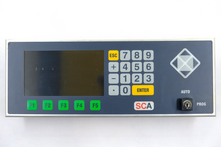 SCA Schucker APC 3000-05 Terminal Processor HMI Unit 0153.0050 + Hitachi SP14N00