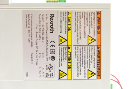 Rexroth HCS01.1E-W0008-A-03-B-ET-EC-NN-NN-NN-FW IndraDrive Frequency converter