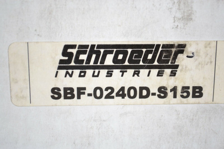 Schroeder Industries SBF-0240D-S15B Ölfilter Filter Element Neu! New! 