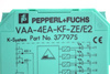 PEPPERL + FUCHS VAA-4EA-KF-ZE/E2 37797S Actuator Module AS-Interface Sensor