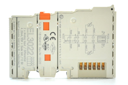 BECKHOFF EL3022 EtherCAT-Klemme Analog Eingang