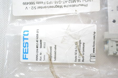 Festo VUVG-L14-M52-AT-G18-1P3 (566499) Magnetventil NEU!