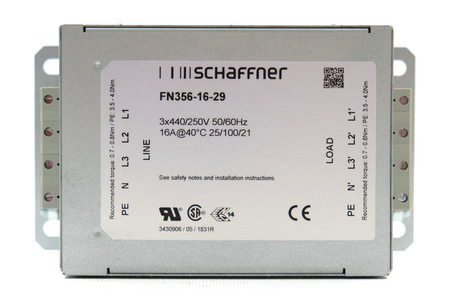 Schaffner FN356-16-29 3-fazowy Filtr liniowy 3-Phase EMC/EMI Line Filter