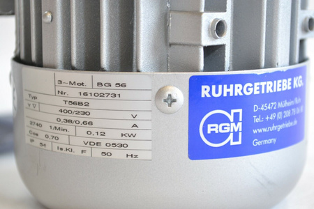 Ruhrgetriebe T56B2 + SN4F 50:1 7,8Nm Getriebe Motor NEU!