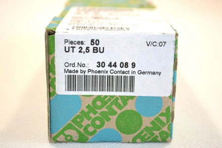 Phoenix Contact UT 2,5 BU Reihenklemme 3044089 50 Stk. Terminal Block NEU! NEW!