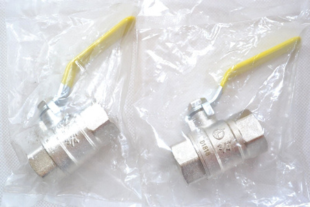 Ball valve 3/4" x 2 pieces NEW! NEW!