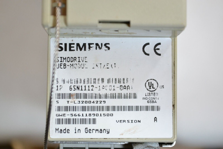 Siemens 6SN1112-1AC01-0AA1 Simodrive 611 Version A Monitoring Module