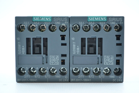 Siemens 3RT2017-1BB41 Power Contactor x 2 pcs