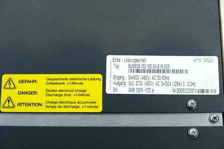 Baumüller BUM63S-150/195-54-E-M-005 Single power unit