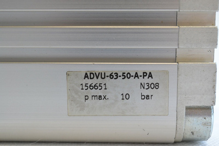 Festo ADVU-63-50-A-PA 156651 Compact cylinder Pneumatic cylinder Air cylinder