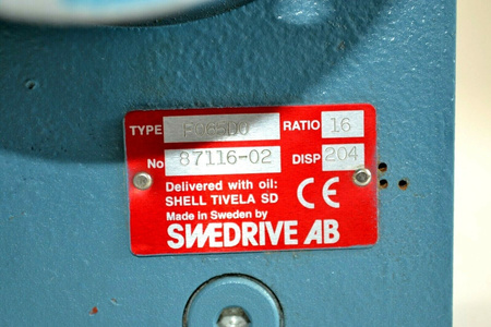 SWEDRIVE AB F065D0 / 87116-02 /  Getriebe Gear Neu! New!