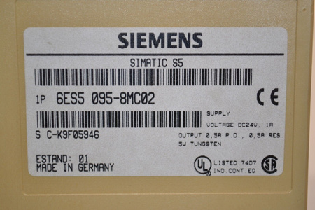 Siemens 6ES5 095-8MC02 Simatic S5 6ES5095-8MC02 Kompaktgeraet Compact Unit