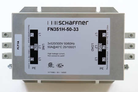 Schaffner FN351H-50-33 Filtr sieciowy, Line Filter