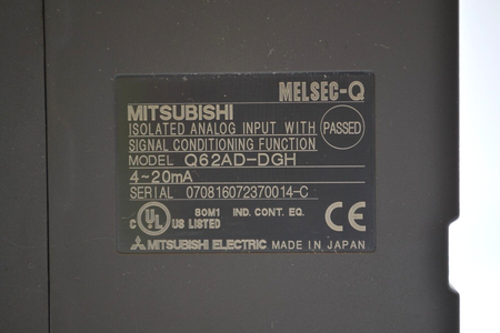 Mitsubishi Q62AD-DGH MELSEC-Q Input Module