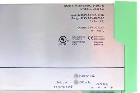 Phoenix Contact QUINT PS-3X400AC/24DC/20 (2939467) Stromversorgung Power supply