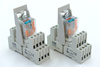 ABB CR-M024DC2 + CR-M4SS Interface relay + relay socket, set of 2 pcs