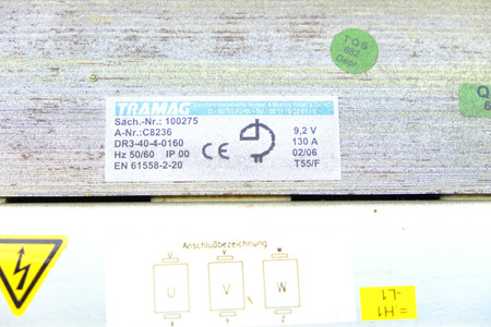 Tramag DR3-40-4-0160 C8236 100275 Transformer Line Reactor