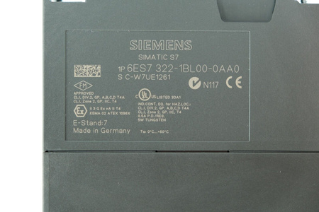 Siemens 6ES7322-1BL00-0AA0 SIMATIC S7 Cyfrowy Moduł Wyjść