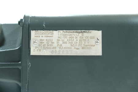 Siemens 1FT5064-0AF71-1 -Z  K18 AC-VSA-Motor Silnik AC Serwomotor