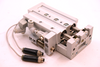 SMC Pneumatics EMXS20L-50 Kompaktschlitten, doppeltwirkend, Kreuzrollenführung