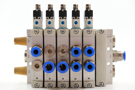 Festo VUVG-L14-M52-AT-G18-1P3 (566499) 5 x Zawór elektromagnetyczny, Wyspa zawor
