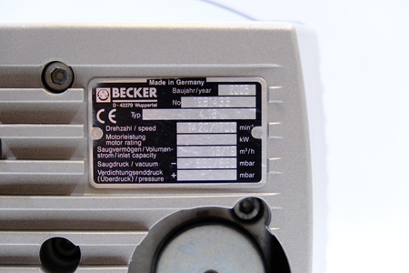 BECKER VT 4.16 16/19m3/h Pompa próżniowa łopatkowa Rotary Vane Vacuum Pump 2005