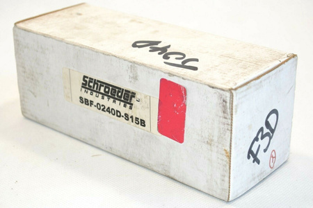 Schroeder Industries SBF-0240D-S15B Oil Filter Filter Element New! New!