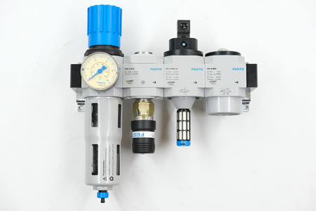 Festo LFR-D-7-MIDI-A + FRM-D-MIDI + HEE-D-MIDI-24 + HEL-D-MIDI Filtr-regulator