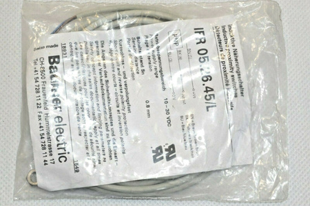 Baumer Electric IFR 05.26.45/L Proximity Switch Inductive Proximity Switch NEW!