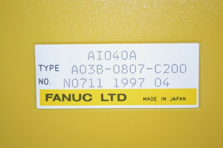 Fanuc A03B-0807-C200 Input Output Module Power Module