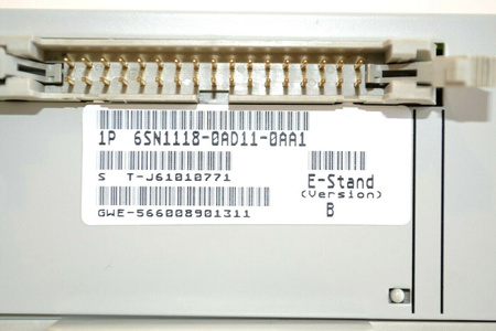 Siemens 6SN1118-0AD11-0AA1 Simodrive Version B Control Unit