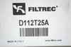 Filtrec D112T25A Ölfilter Filter Element Neu! New!