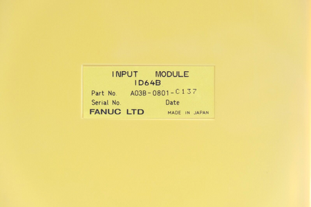 Fanuc A03B-0801-C137 ID64B Input Module