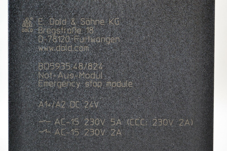 E. Dold & Söhne BD5935.48/824 (0053870) Not Aus Modul