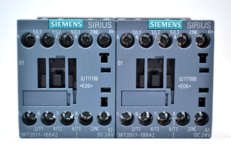 Siemens  3RT2017-1BB42 x 2 units Power Contactor