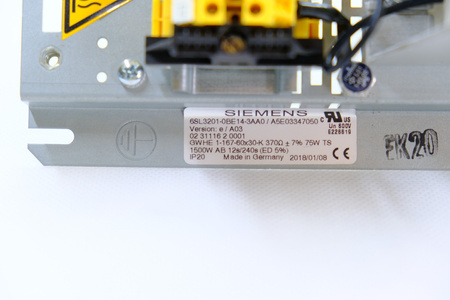 Siemens 6SL3201-0BE14-3AA0 Rezystor hamowania, Braking Resistor