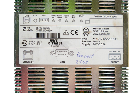 Moeller XVH-340-57CAN-1-13-1 (289795) Touchpanel Operator Panel