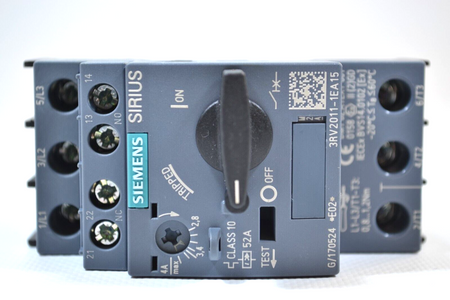 Siemens  3RV2011-1EA15 10A  Circuit Breaker