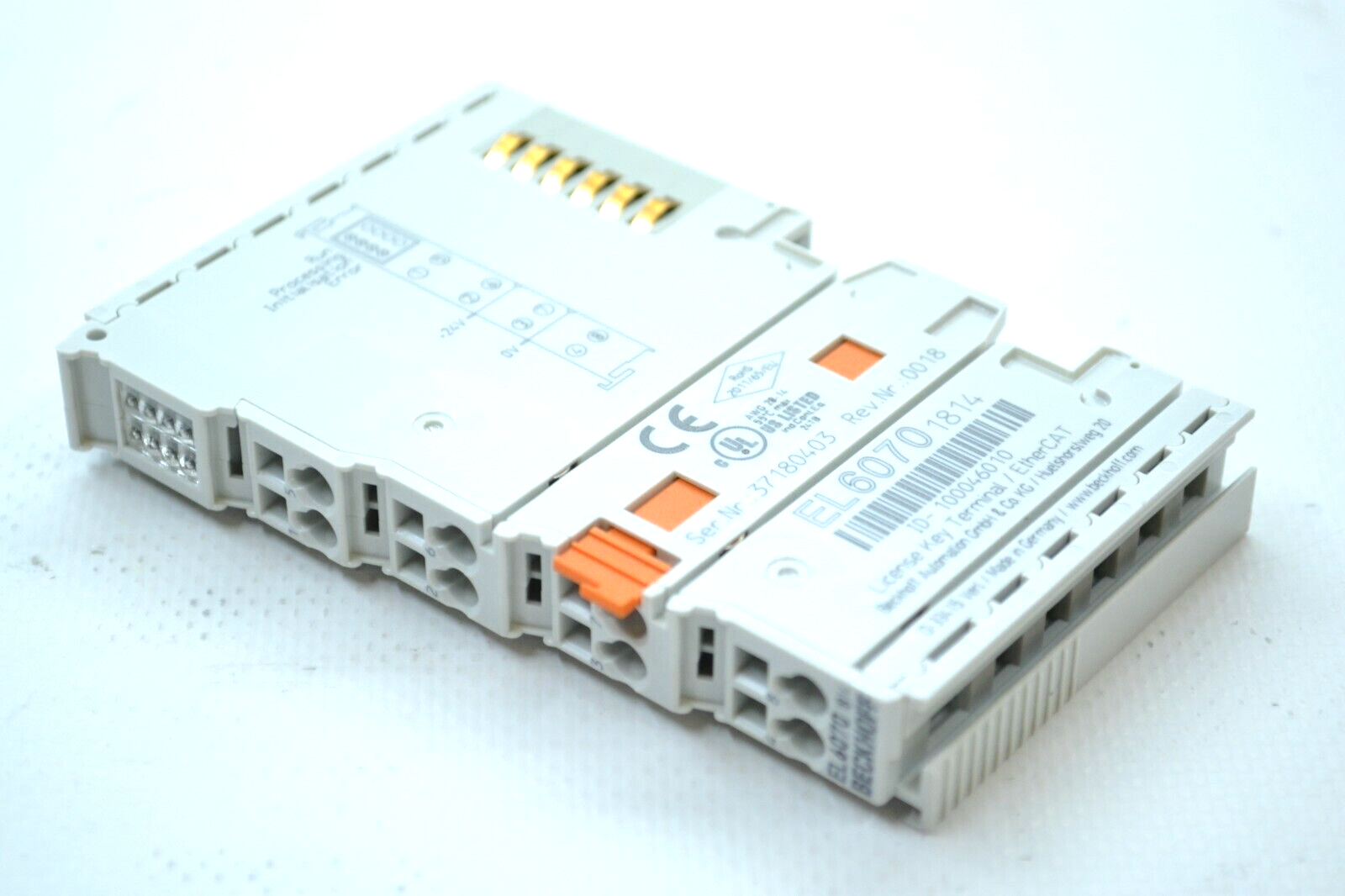 BECKHOFF EL6070 EtherCAT Terminal License Key for TwinCAT | PLC