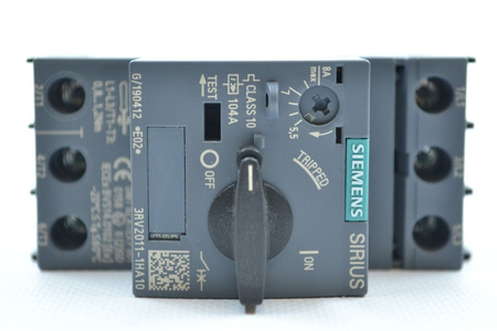 Siemens 3RV2011-1HA10 Sirius Motor Protection Circuit breaker