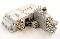 Aventics  PLC: 42 R480796724 x 1 + AES-D-BC-ECAT R412018225 Układ pneumatyczny