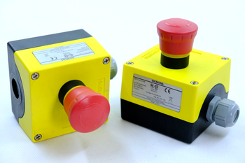 Siemens 3SU1801-0AA00-0AB2 Przycisk zatrzymania awaryjnego zestaw 2 sztuk